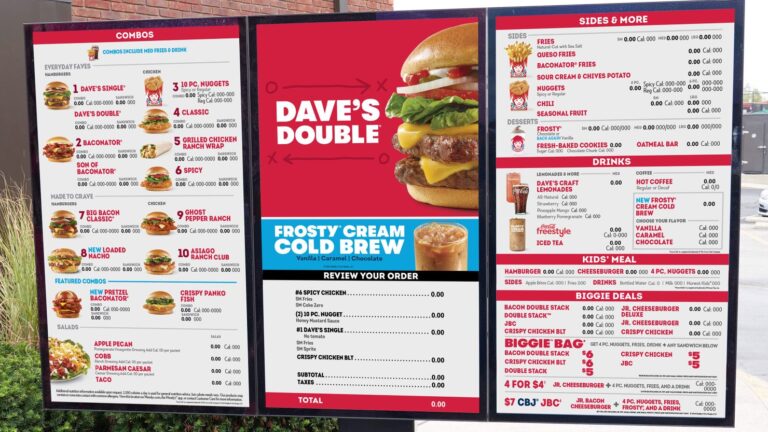 Wendys Menu With Prices